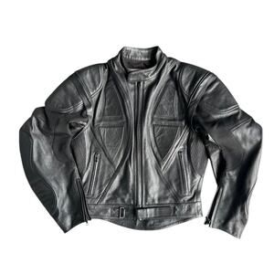 David Koma Leather Biker Jacket